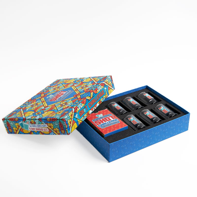 Eğlenceli Shot Oyun Kartları ve Bardak Seti