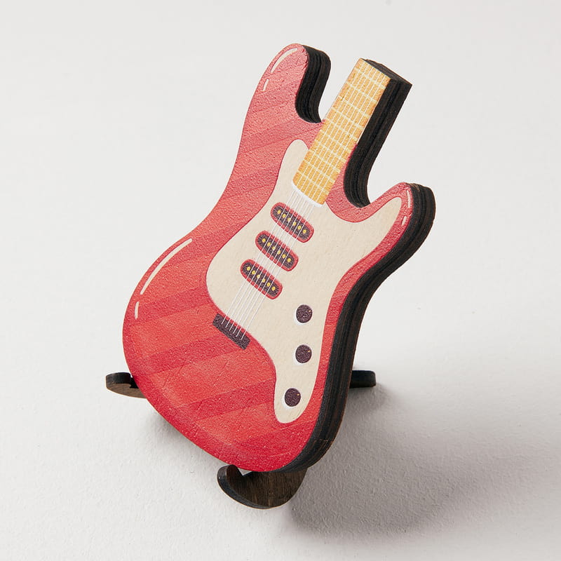 Elektro Gitar Ahşap Kutulu Kişiye Özel 3lü Pena Seti