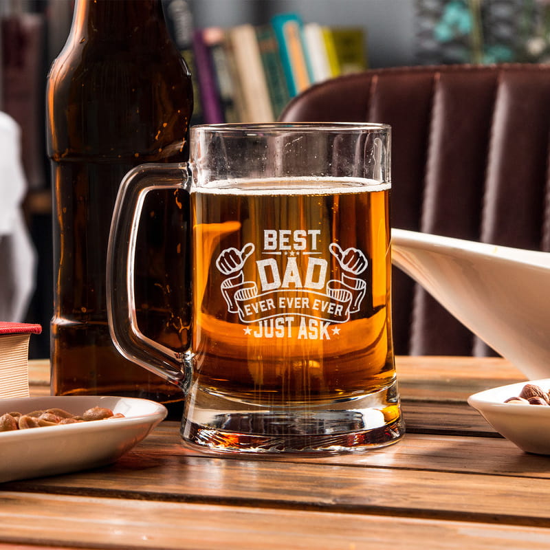 En İyi Baba Tasarımlı Bira Bardağı