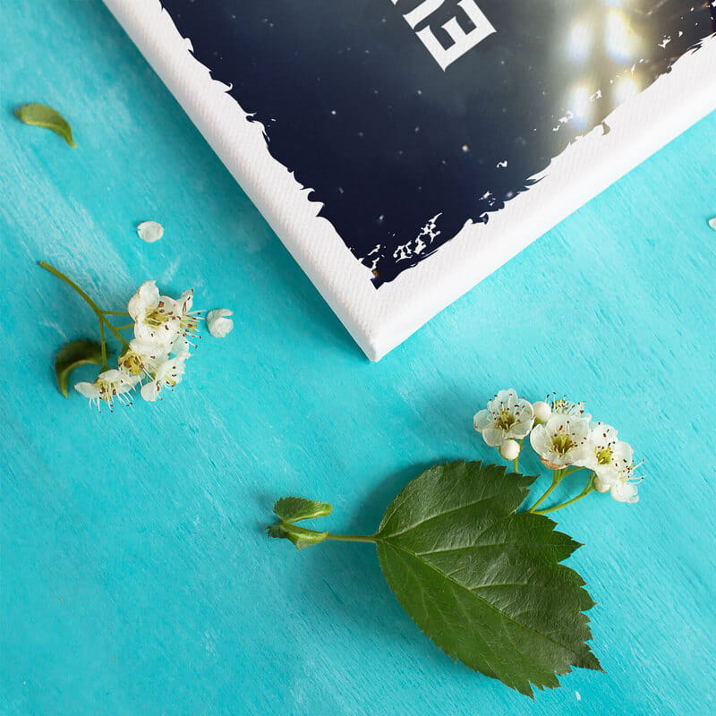 Evladıma Miras Siyah Beyaz Sevda Tasarımlı Kişiye Özel Kanvas Tablo - 30x40