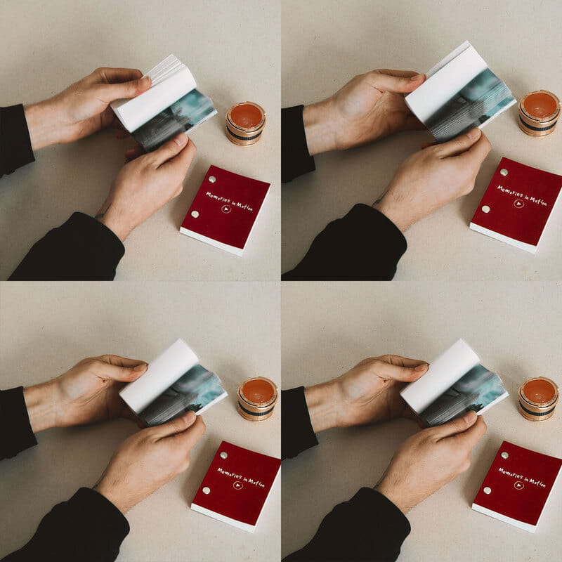 Flip Book Hareketli Anı Kitabı - Dikey Video