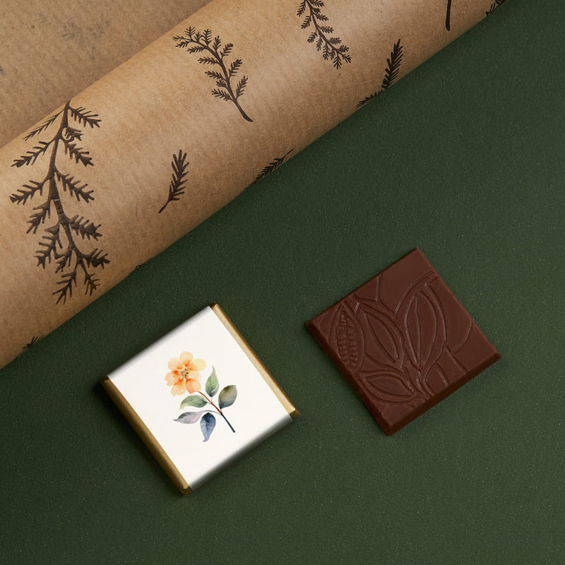 Floral Çikolata Yılbaşı Hediye kutusu - 2026 Takvimli