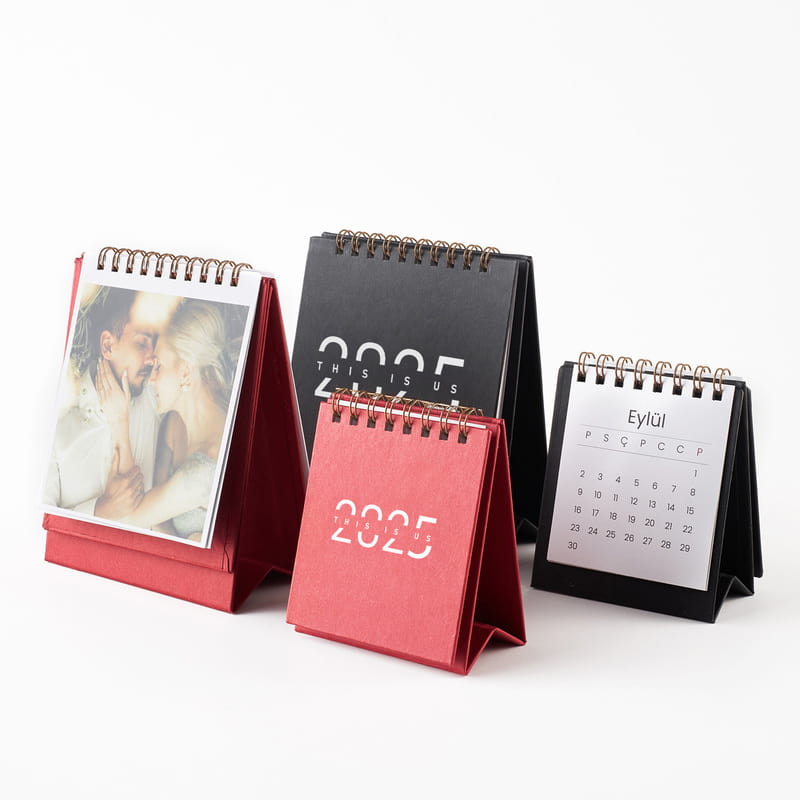 Fotoğraflı Baskılı 2026 Masa Takvimi