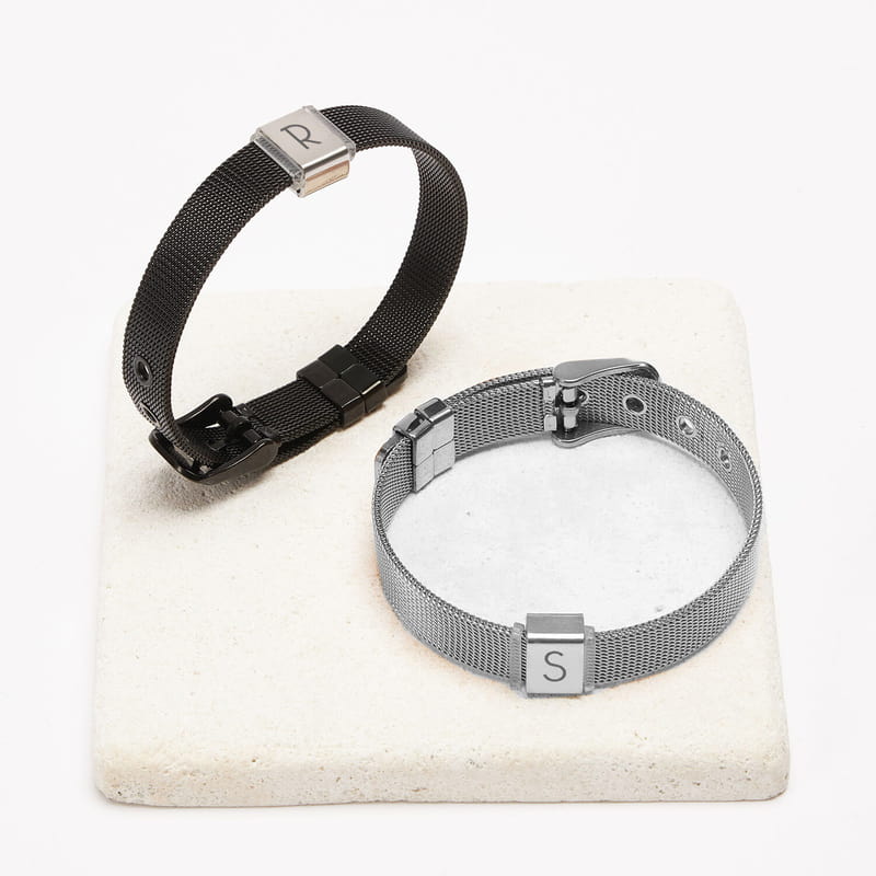 Harf Özelleştirmeli 2'li Sevgili Bilekliği