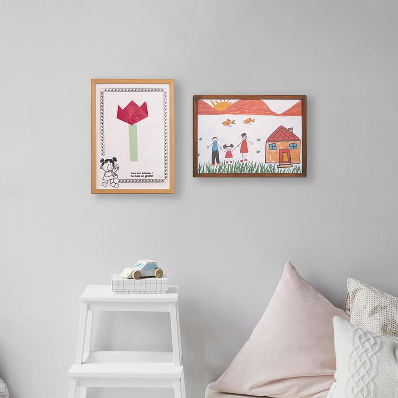 İlk Çizimlerim Çocuk Resim Çerçevesi