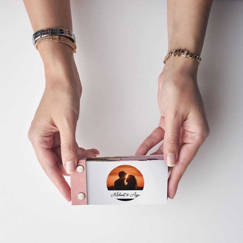 İsim ve Fotoğraf Özelleştirmeli Hareketli Flip Book