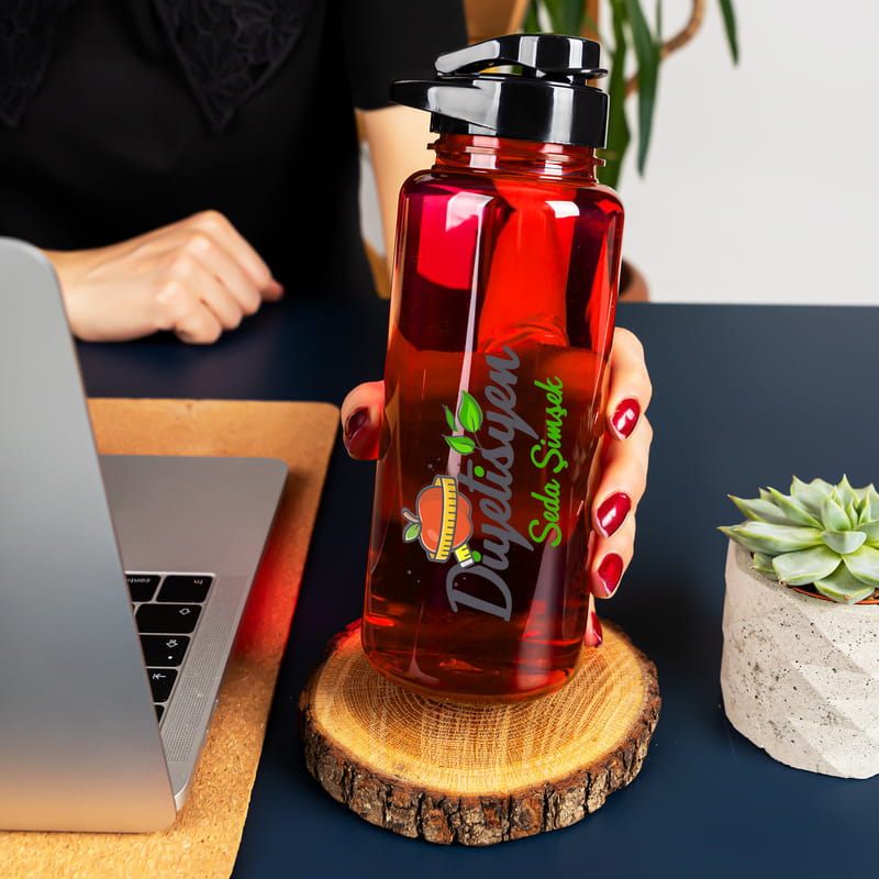 İsim Yazılı Diyetisyenlere Özel Su Matarası