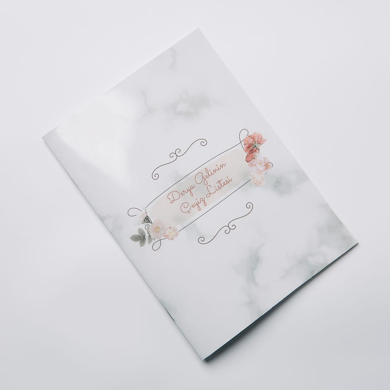 İsme Özel Çeyiz Listesi Defteri