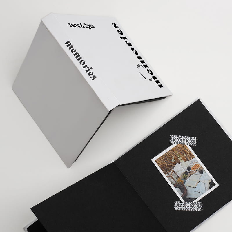 İsme Özel Memories Kapaklı Albüm Defteri - 35 Fotoğraflı