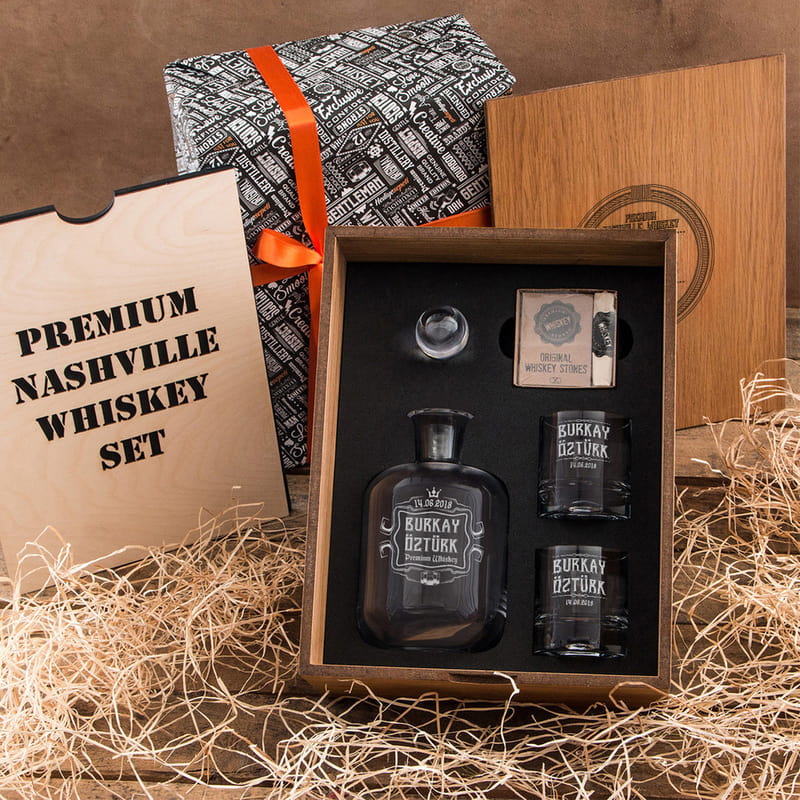 İsme Özel Nashville Viski Seti
