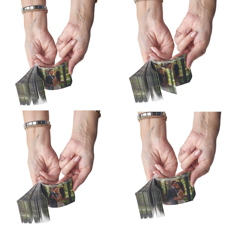 Kapak Harf Özelleştirmeli Çiftlere Hediye Hareketli Anı Kitabı