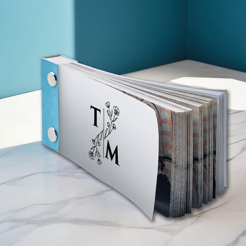 Kapak Harf Özelleştirmeli Çiftlere Hediye Hareketli Anı Kitabı