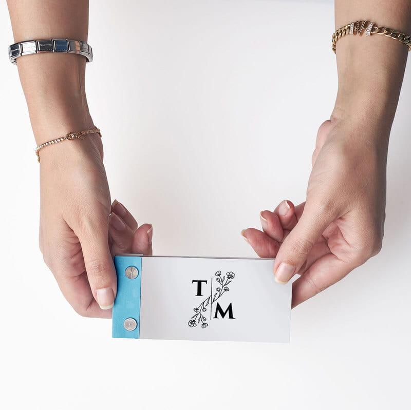 Kapak Harf Özelleştirmeli Çiftlere Hediye Hareketli Anı Kitabı