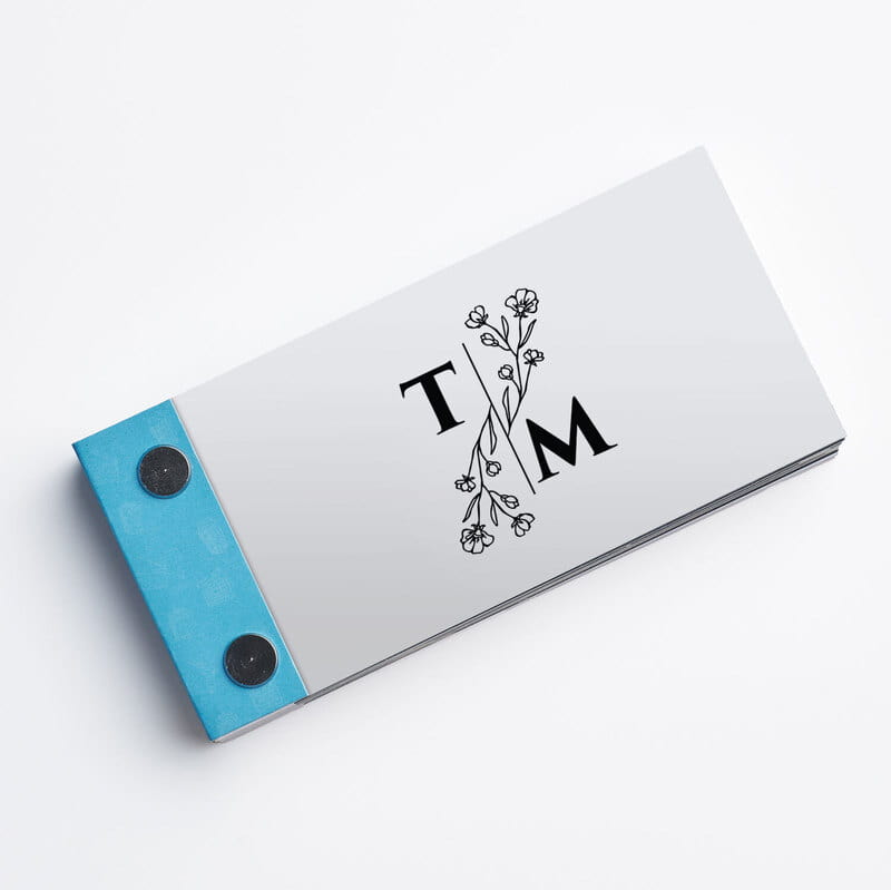 Kapak Harf Özelleştirmeli Çiftlere Hediye Hareketli Anı Kitabı