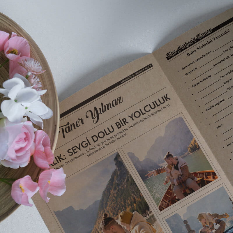 Kişiye Özel En İyi Baba Gazetesi
