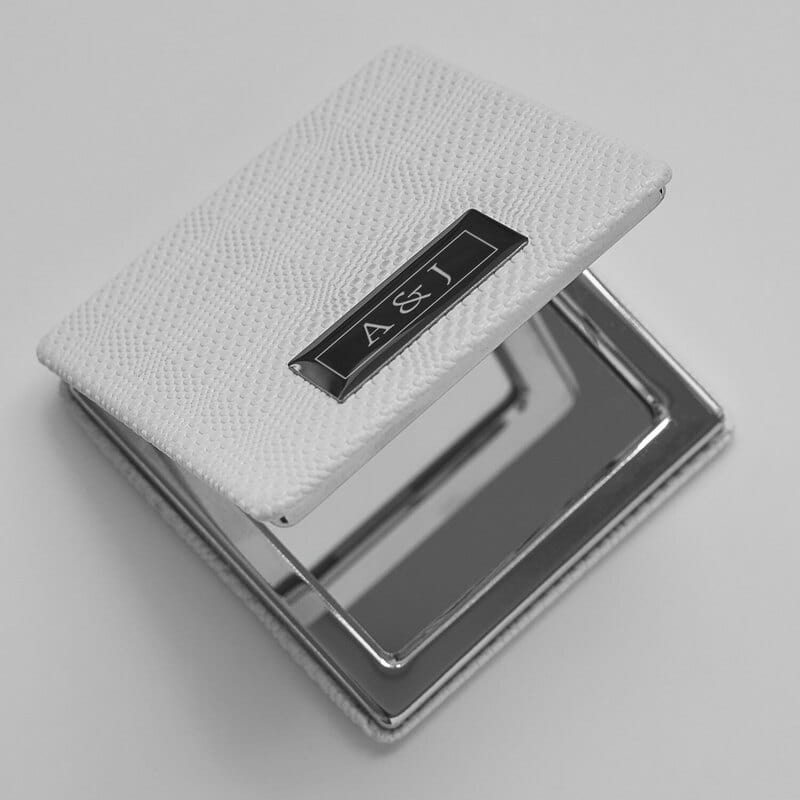 Kişiye Özel Çift Harf Özelleştirmeli El Aynası