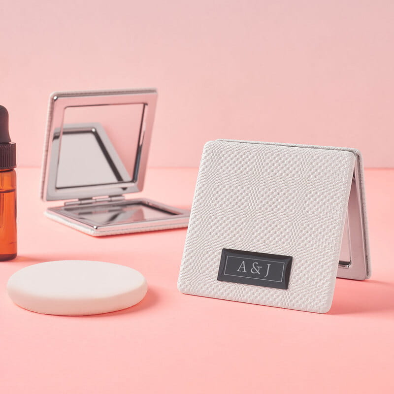 Kişiye Özel Çift Harf Özelleştirmeli El Aynası