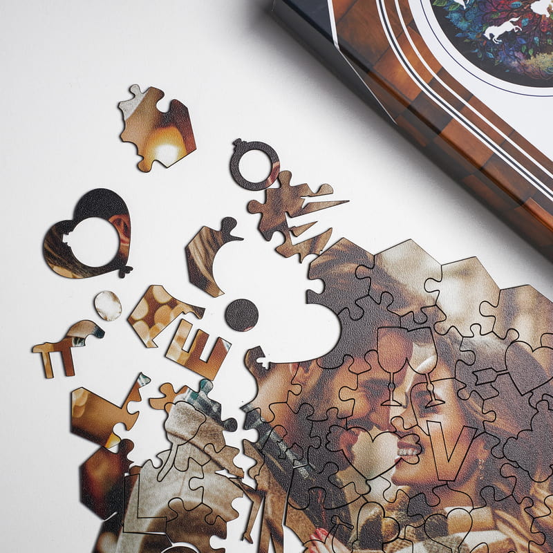 Kişiye Özel Fotoğraflı Ahşap Puzzle