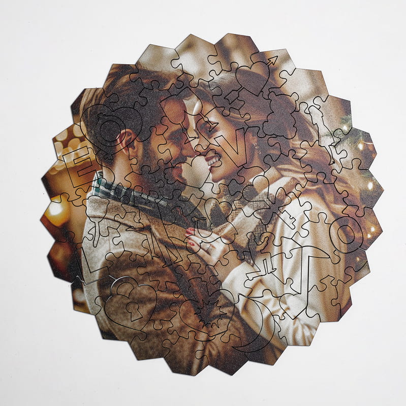Kişiye Özel Fotoğraflı Ahşap Puzzle