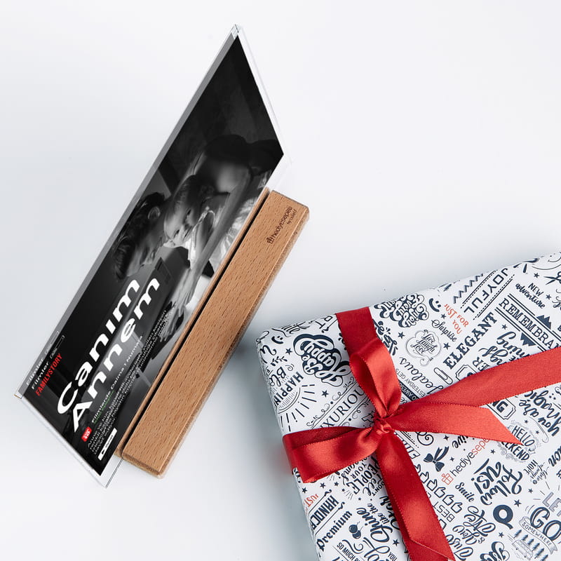 Kişiye Özel Lovestory Temalı Canım Annem Akrilik Plaket