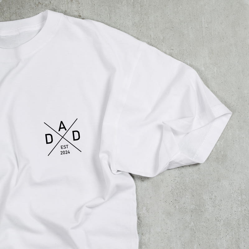 Kişiye Özel Tarihli Baba Tişörtü