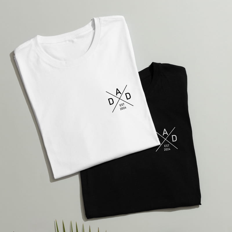 Kişiye Özel Tarihli Baba Tişörtü