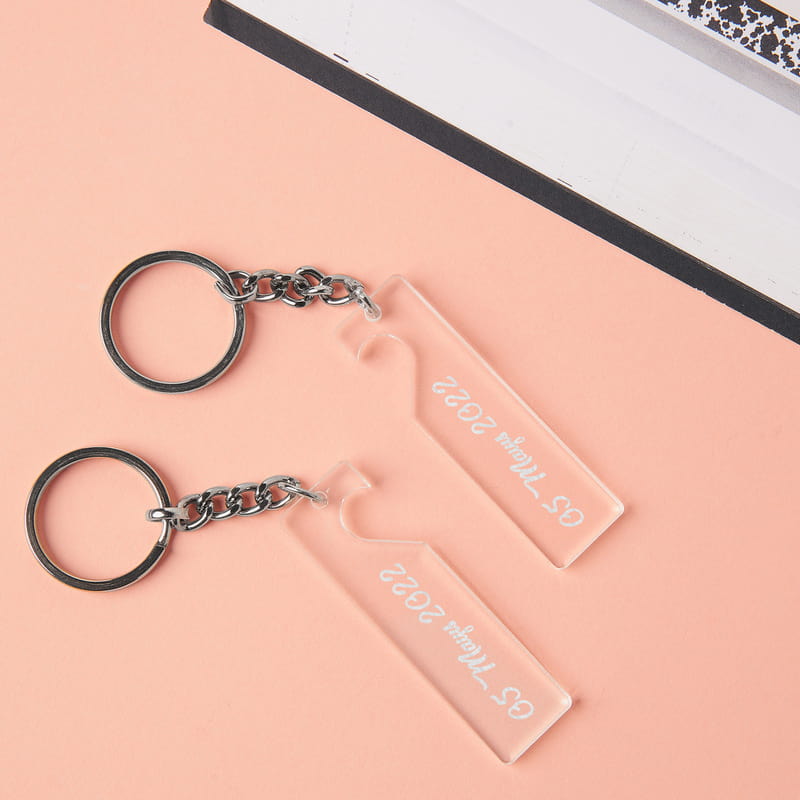 Kişiye Özel Tarihli Birleşen Kalpler Anahtarlık