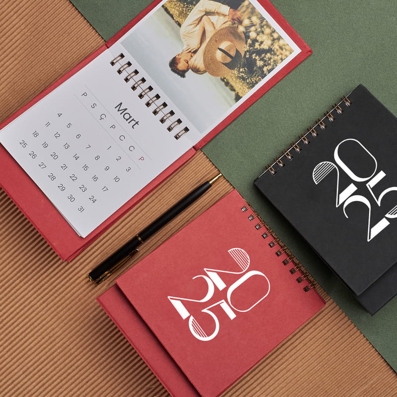 Kişiye Özel 2026 Yapraklı Masa Takvimi - 11x13 cm