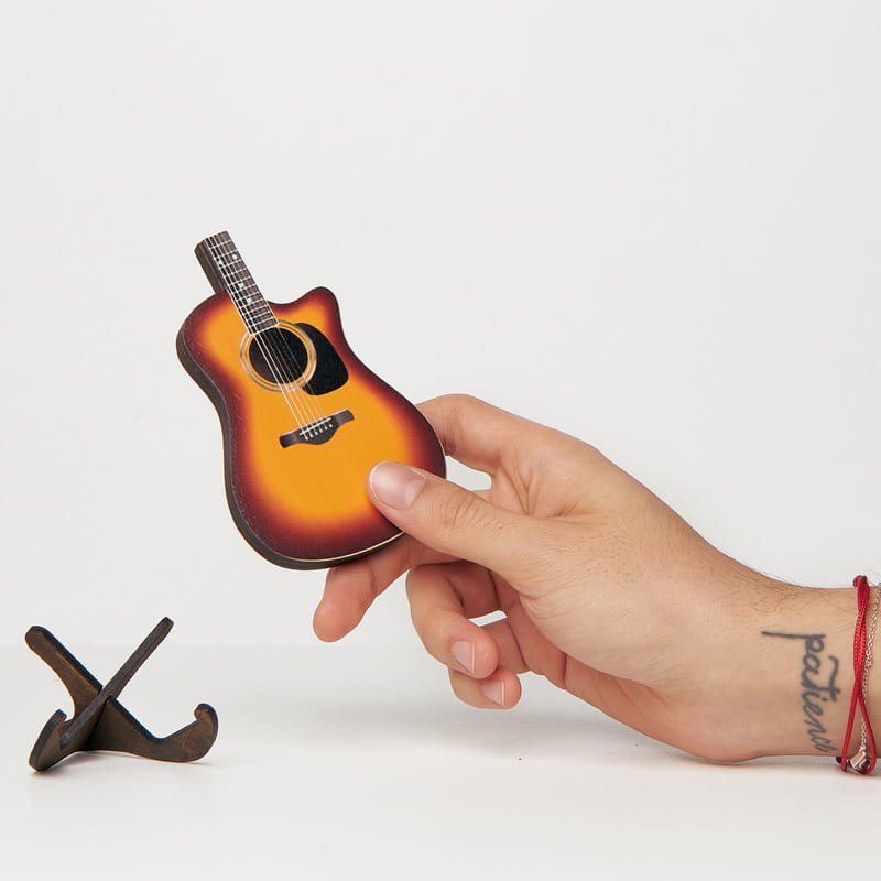 Klasik Gitar Kutulu İsme Özel Gümüş Pena