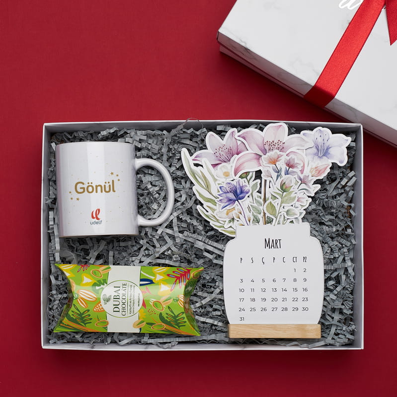 Kurumsal Logo Özelleştirmeli Yeni Yıl Hediye Kutusu