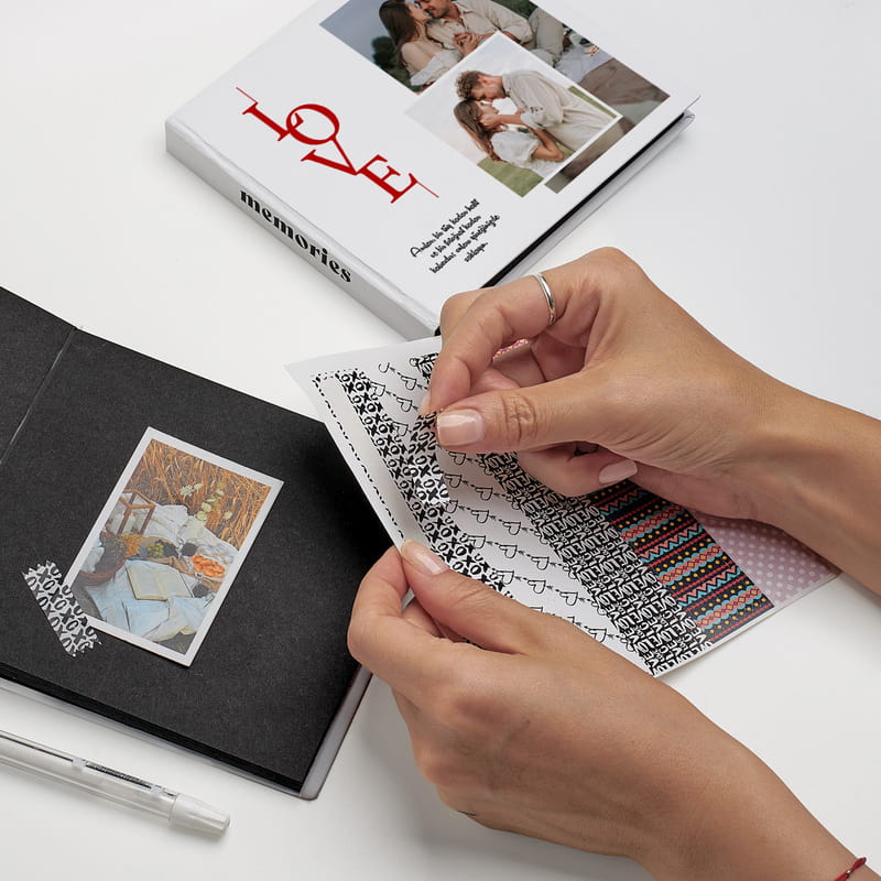 Love Tasarımlı Kişiye Özel Albüm Defteri