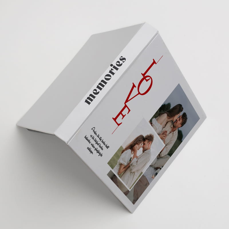 Love Tasarımlı Kişiye Özel Albüm Defteri