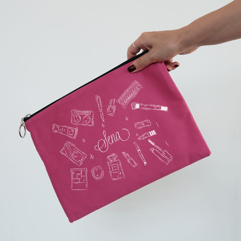 Makyaj Malzemelerim İsimli Kozmetik Çantası