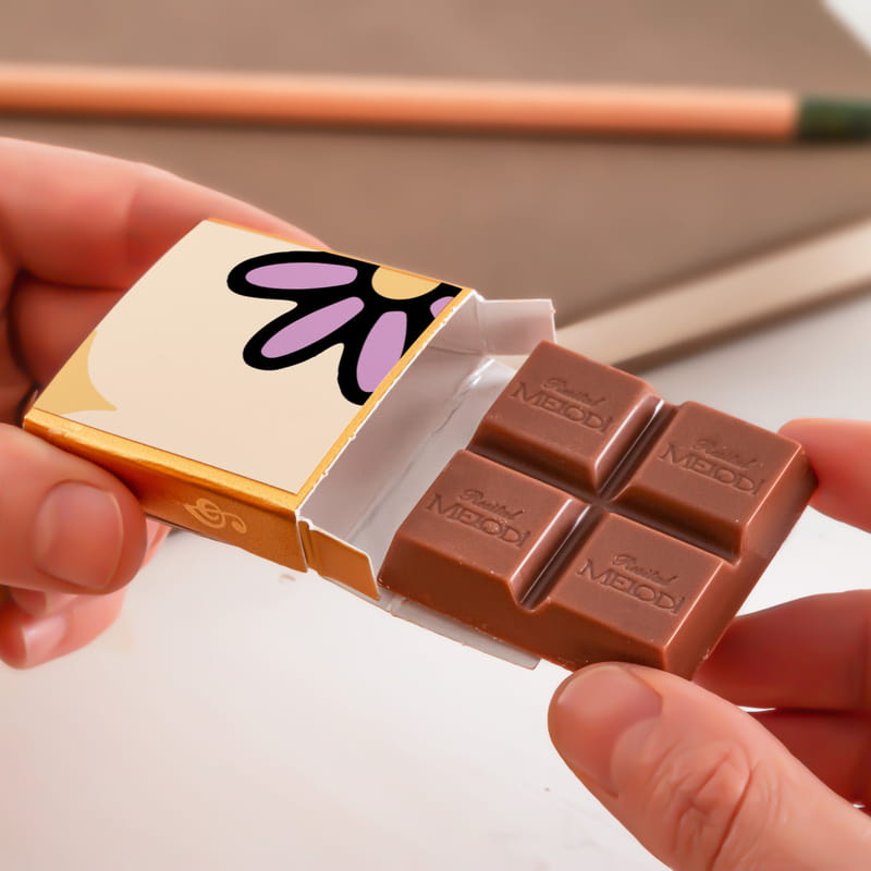 Öğret Sev İlham Ver Mottolu Kutulu Çikolata