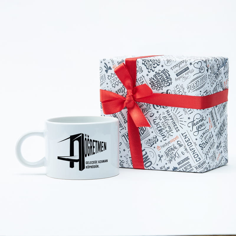 Öğretmen Geleceğe Uzanan Köprüdür Temalı Fincan