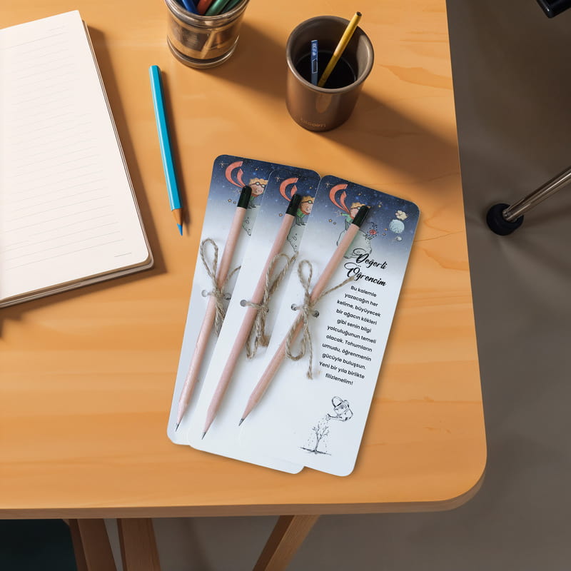 Öğretmenden Öğrencilere 12'li Tohumlu Kalem Seti