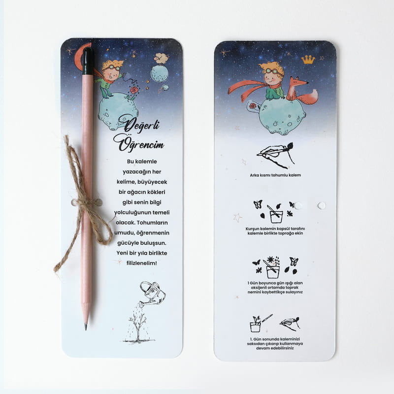 Öğretmenden Öğrencilere 12'li Tohumlu Kalem Seti