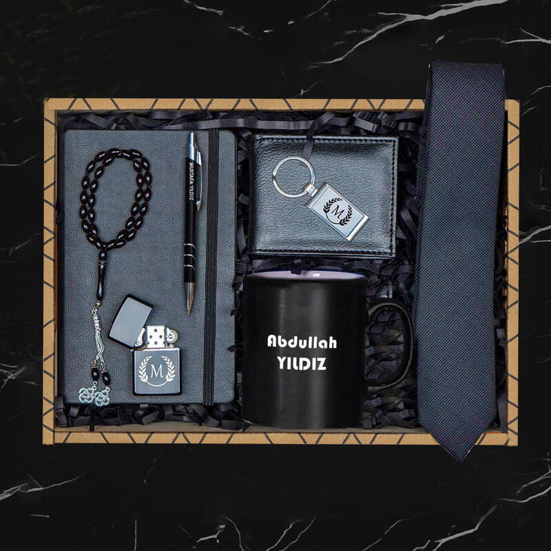 Anahtarlık Kalem Defter Cüzdan Kupa Kravat Çakmak Tesbih Hediye Seti