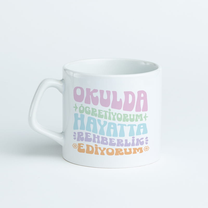 Öğretmenler Günü Özel Tasarım Kahve Fincanı