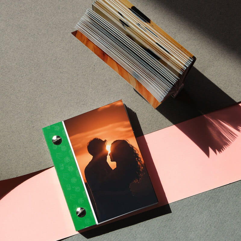 Renk Seçenekli Hareketli Anı Kitabı Flip Book