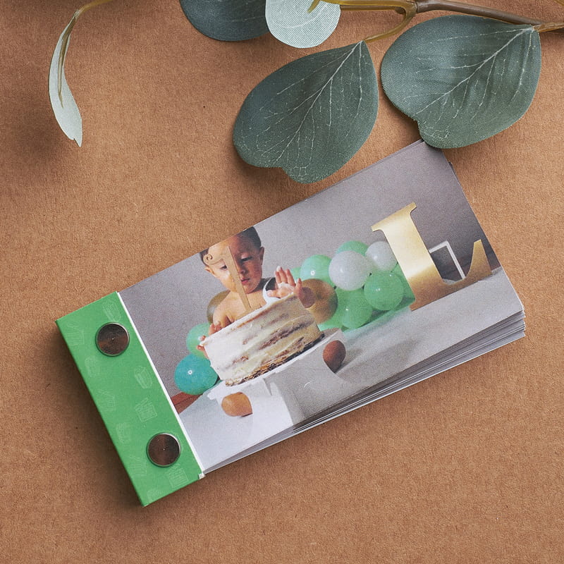 Renk Seçenekli Hareketli Anı Kitabı Flip Book