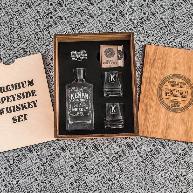 Retro Tasarımlı Speyside Viski Seti