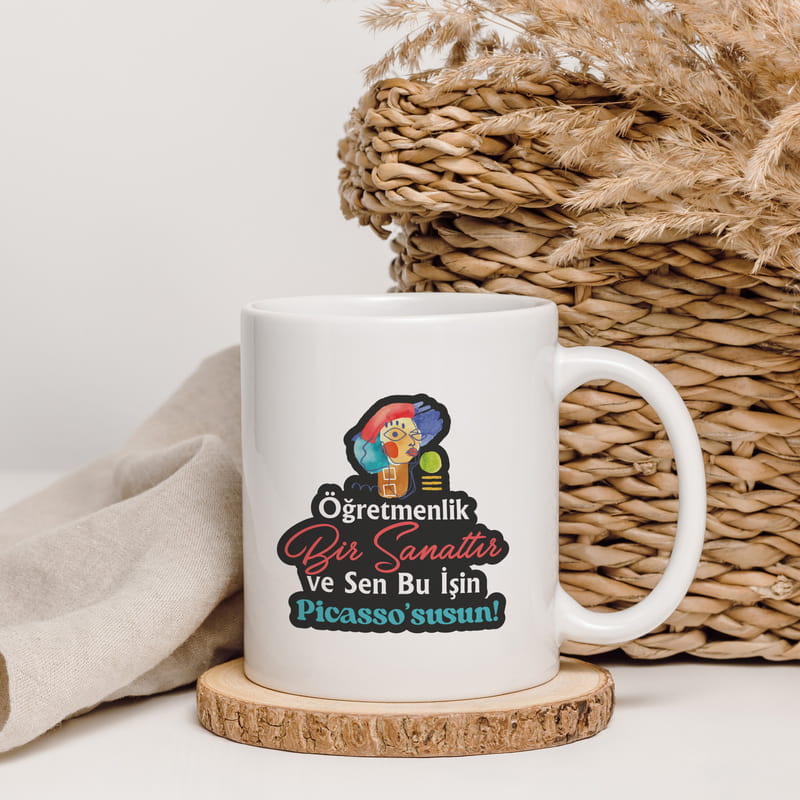 Sen Bu İşin Picasso'susun Esprili Öğretmen Kahve Kupası