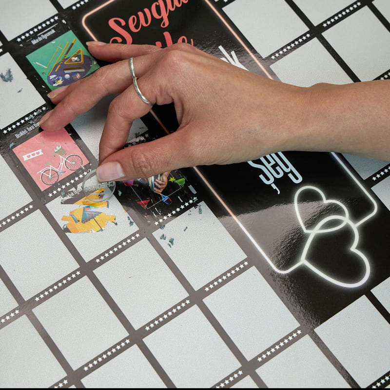 Sevgili İle Yapılacak 100 Şey Kazı Kazan Poster