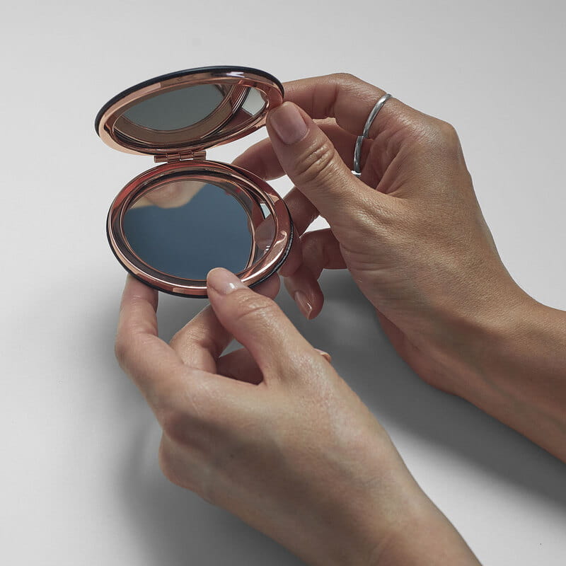 Sulu Boya İsim Yazılı El Aynası