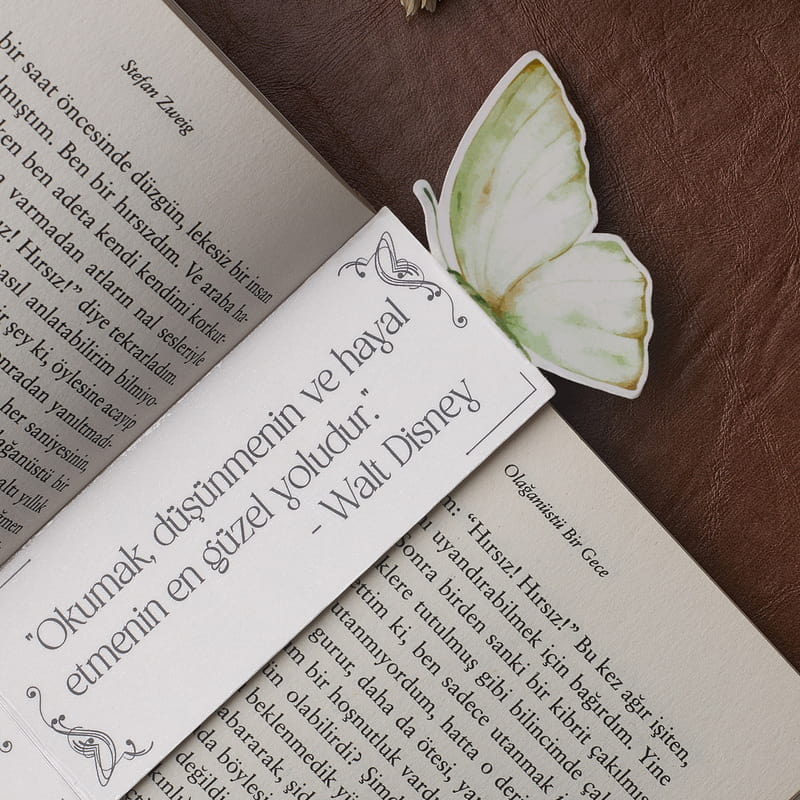 Uçuşan Kelebek Kitap Ayracı - 7'li Set