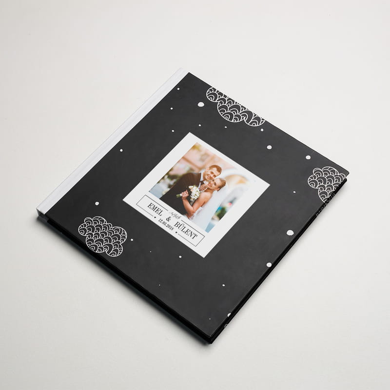 Yeni Evlilere Hediye İsim ve Tarihli Anı Fotoğraf Albümü