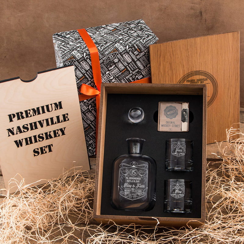 Yıl Dönümü Hediyesi Nashville Viski Seti