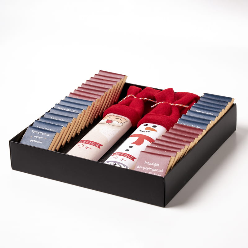 32 Yeni Yıl Dileği Mesajlı Kutulu Çikolata