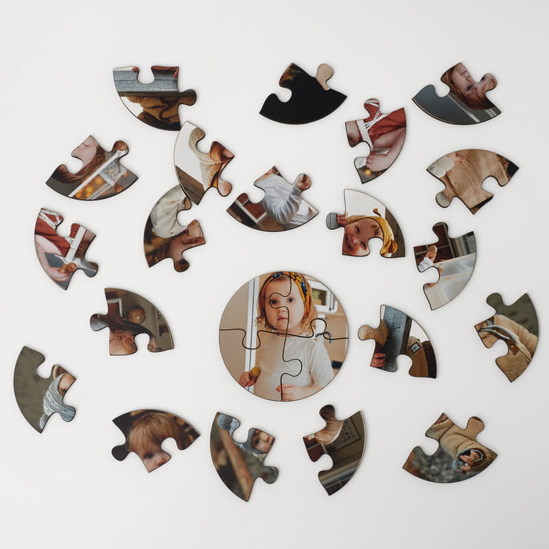 6 Adet 4 Parçalı Fotoğraflı Çocuk Puzzle